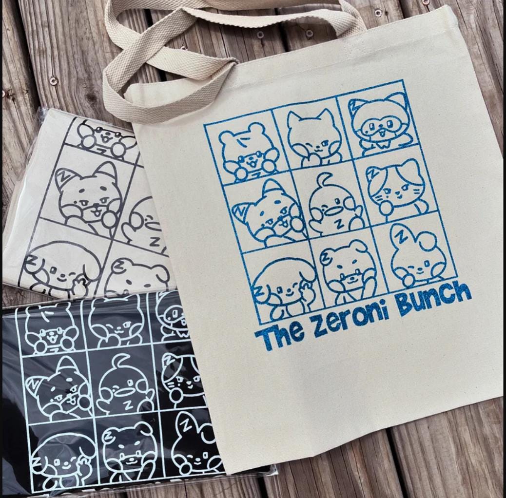 ZB1 the Zeroni Bunch Tote Bag - Etsy