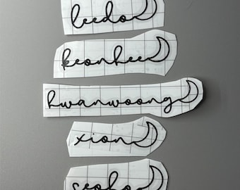 Pegatina de miembro de Oneus Kpop Lightstick