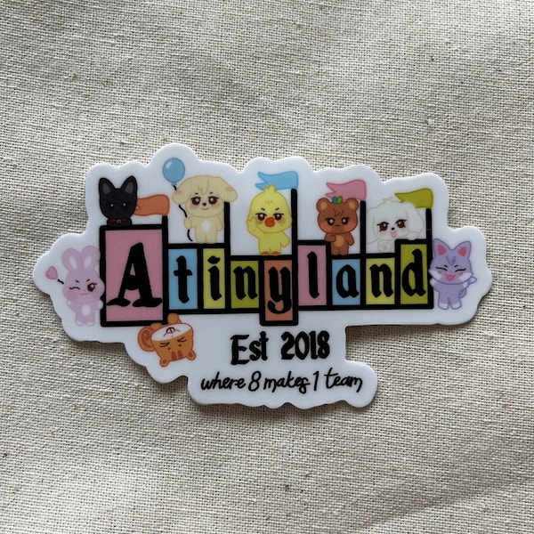 Atinyland Ateez Aniteez Atiny Sticker