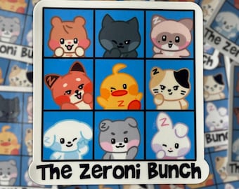 ZeroBaseOne ZB1 Zeroni bos schattige sticker