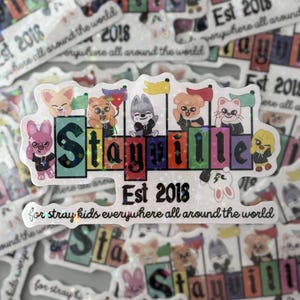 Stayville SKZOO SKZ Stray Kids Holigraphic Sticker