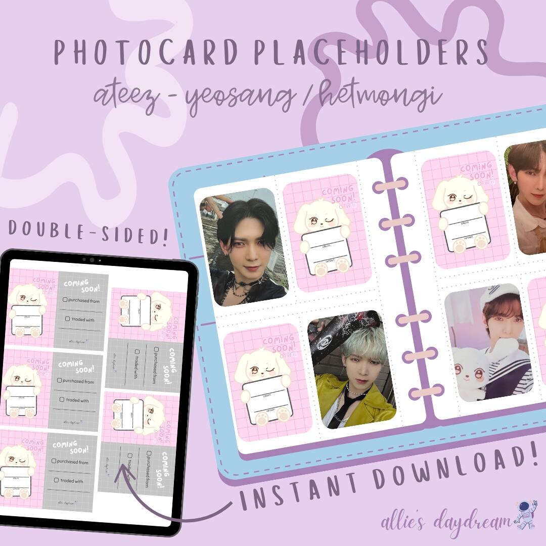 Ateez Yeosang Hetmongi Photocard Collection Placeholder (digital ...