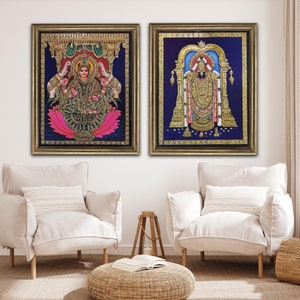 Tirupati Balaji Lakshmi Ji Painting | Tirupati Balaji Painting | Venkateswara Painting || Triupati Balaji | Srinivasa Vishnu Ji | Govindha |