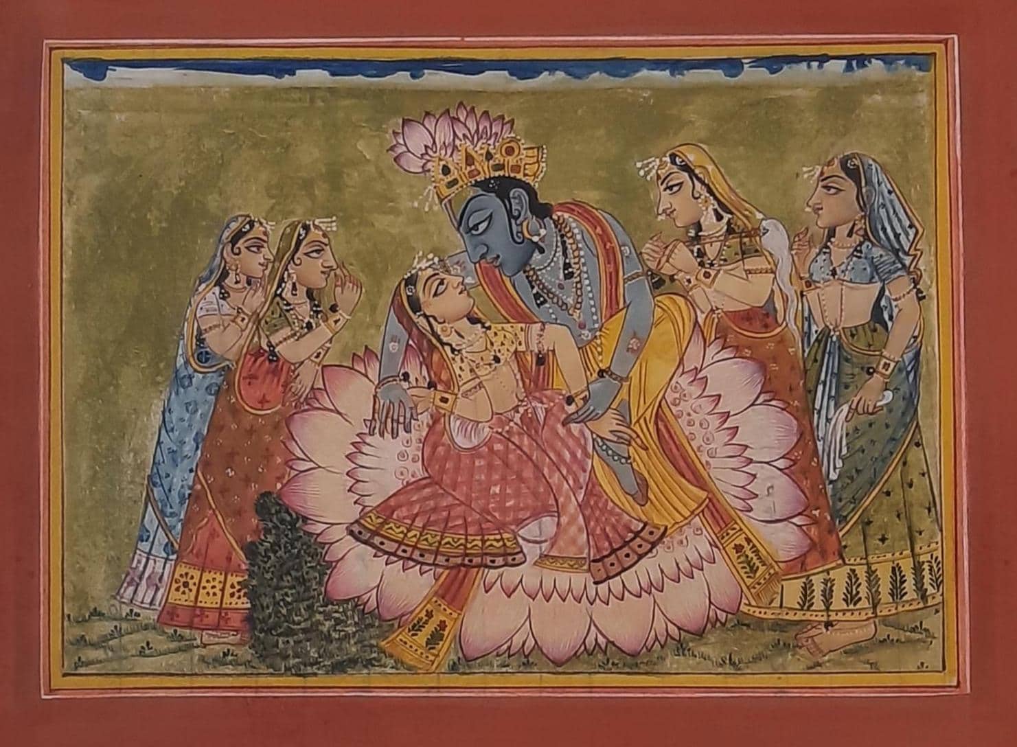 インド細密画 KANGRA PAINTINGS ポートフォリオ Kangra Painting - Etsy