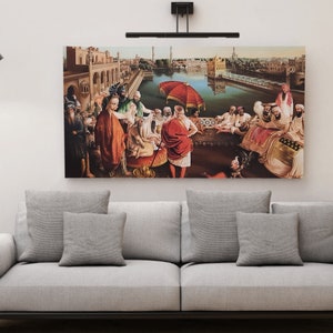 Maharaja Ranjit Singh Painting: Handmade Sikh Oil Canvas Art