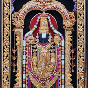 Tirupati Balaji Painting | Venkateswara Painting | Lord Venkateswara | Tirupati Balaji | Srinivasa | Maha Vishnu | Venkata | Govinda |