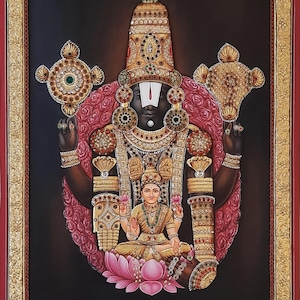 Tirupati Balaji Lakshmi Ji Painting | Venkateswara Painting | Lord Venkateswara | Triupati Balaji | Srinivasa | Maha Vishnu | Govindha |