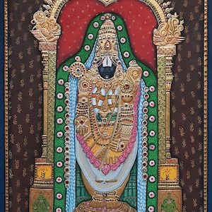 Tirupati Balaji Painting | Venkateswara Painting | Lord Venkateswara | Tirupati Balaji | Srinivasa | Maha Vishnu | Venkata | Govindha |