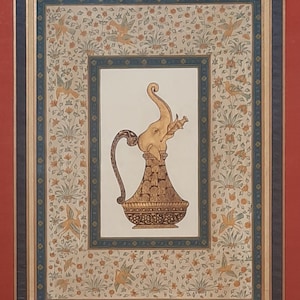 Handpainted Surai Miniature Painting: Traditional Indian Wall Art