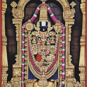Tirupati Balaji Painting | Venkateswara Painting | Lord Venkateswara | Triupati Balaji | Srinivasa | Maha Vishnu | Venkata | Govindha |