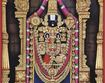 Tirupati Balaji Painting | Venkateswara Painting | Lord Venkateswara | Triupati Balaji | Srinivasa | Maha Vishnu | Venkata | Govindha |