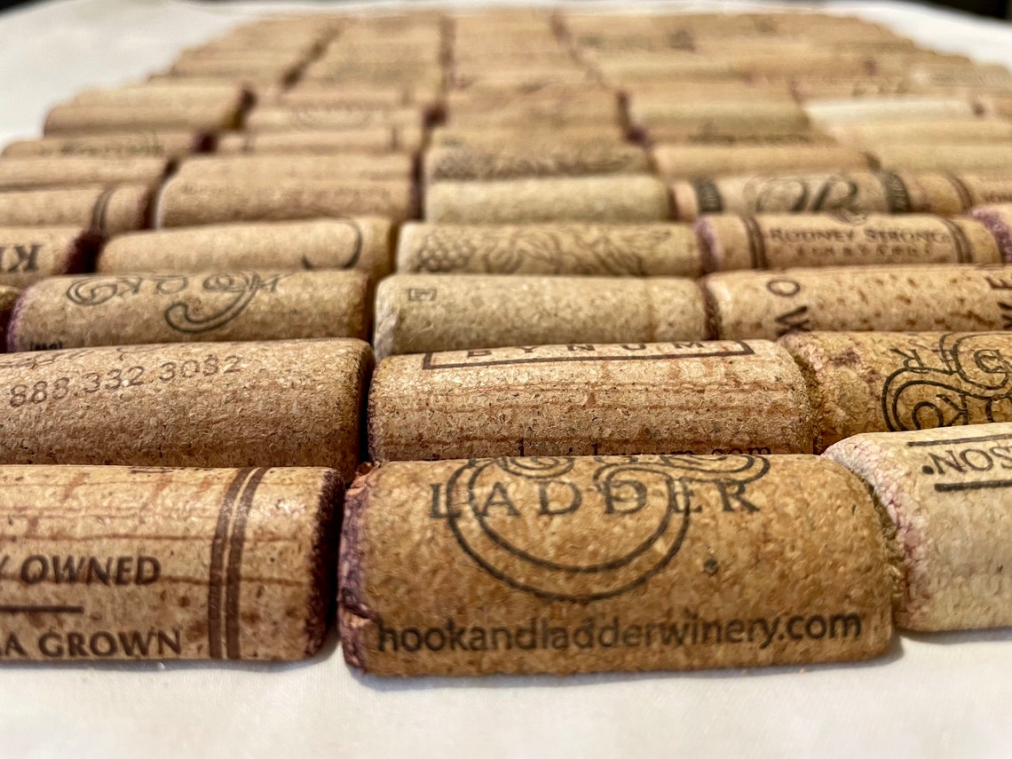 Half Wine Corks Etsy