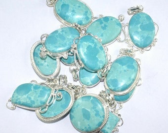 Genuine Larimar Gemstone Wholesale Pendant, Beautiful Pendant Lot Handmade Jewelry Traditional Items & Women Gift Pendant