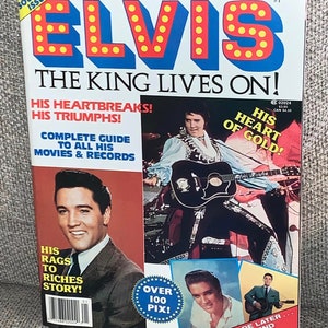 Elvis ~ The King Lives On! Special Souvenir Issue (1987) w/ Posters