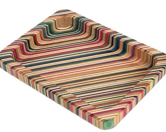 Recycled Wood Rolling Tray | Eco-Friendly Rolling Tray Made Of Recycled Skateboards