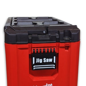 Anpassbare Latch-Milwaukee Packout Compact Toolbox, Packout Foam Case, Toolbox Label, Milwaukee Werkzeugzubehör, Ersatz Packout Latch