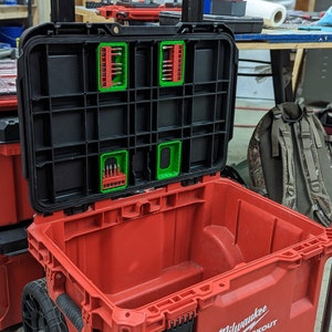 Packout Rolling Toolbox Bit Storage, Packout Mods, Packout Bit Storage, Custom Packout for (48-22-8426), x4 Pack