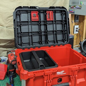 Bit Holders-milwaukee Packout Toolbox Lid Bit Holders, Impact Bit ...