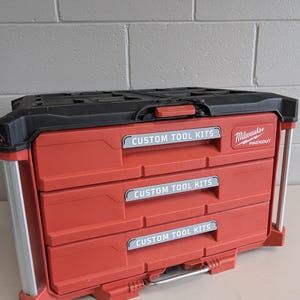 Customizable Packout Drawer Handle: Milwaukee 2/3 Drawer Mod