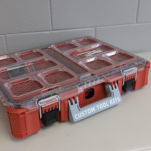 Customizable Milwaukee Packout Handle for Parts Organizer – Custom 3D Printed – Durable – Textured Grip – Fits Organizers – Personalizable