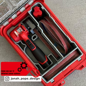 M12 Band File Insert: Milwaukee Packout Compact Organizer by Jonah Pope