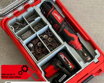 Jonah Pope M12 Dremel Insert: Milwaukee Packout Compact Organizer