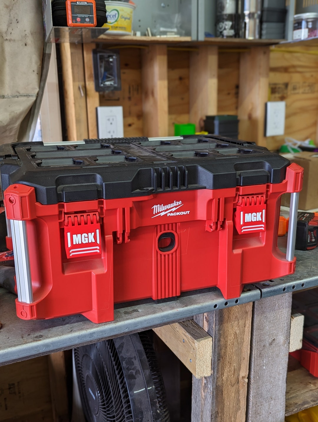 Customizable Latchmilwaukee Packout Toolbox, Packout Foam Case