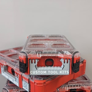 Customizable Milwaukee Packout Handle for Compact Organizer – Custom 3D Printed – Packout Mod – Fits 48-22-8435 – Personalizable