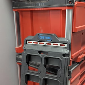 Milwaukee PACKOUT Wall Mount Custom Badge, Packout Label, Custom Packout Mods, Packout Accessories, Packout 3D Mod