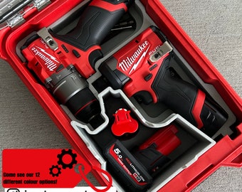 Milwaukee Packout M12 Drill & Impact Insert: Service Van Tool Organizer
