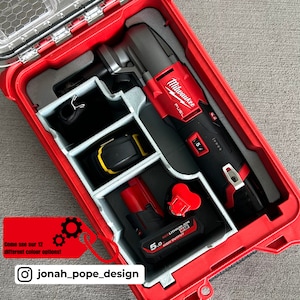Jonah Pope M12 Nibbler Insert: Milwaukee Packout Compact Organizer
