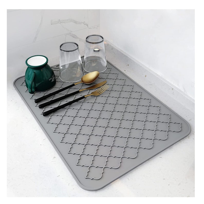 Dish Drying Mats for Kitchen Counter Heat Resistant Mat Kitchen Gadgets