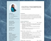 Creative Resume Template | CV Template Professional | CV Template Word | Cover Letter | Resume with Photo | CV Resume Template