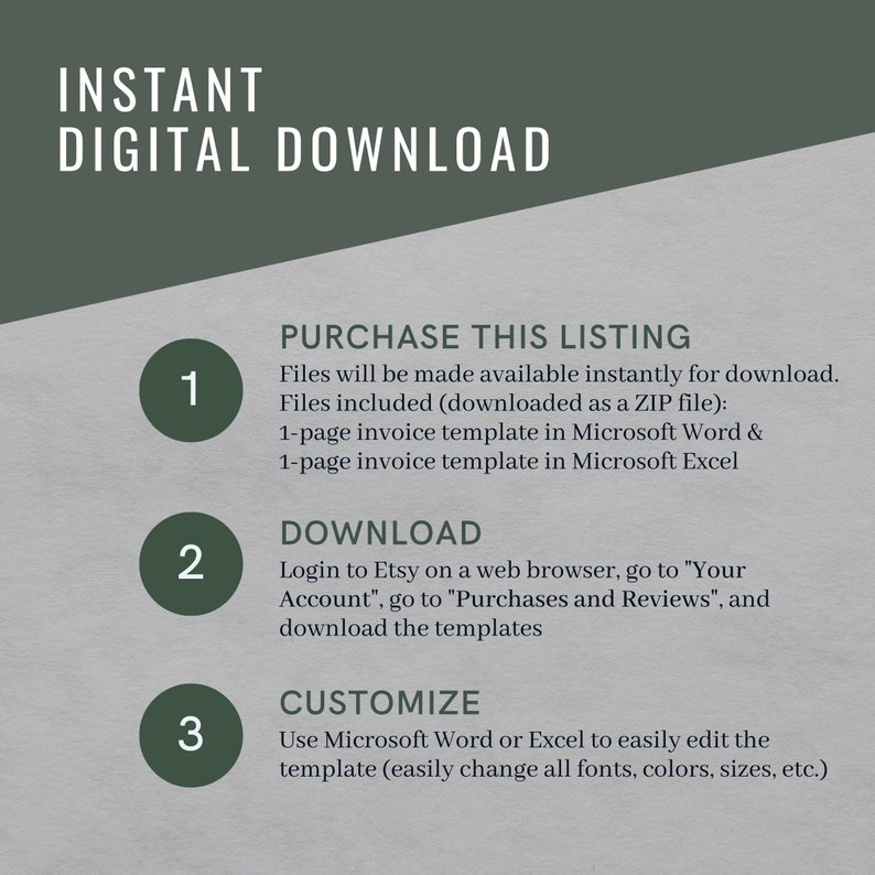 Invoice Template | Modern and Professional Invoice | Microsoft WORD and ...
