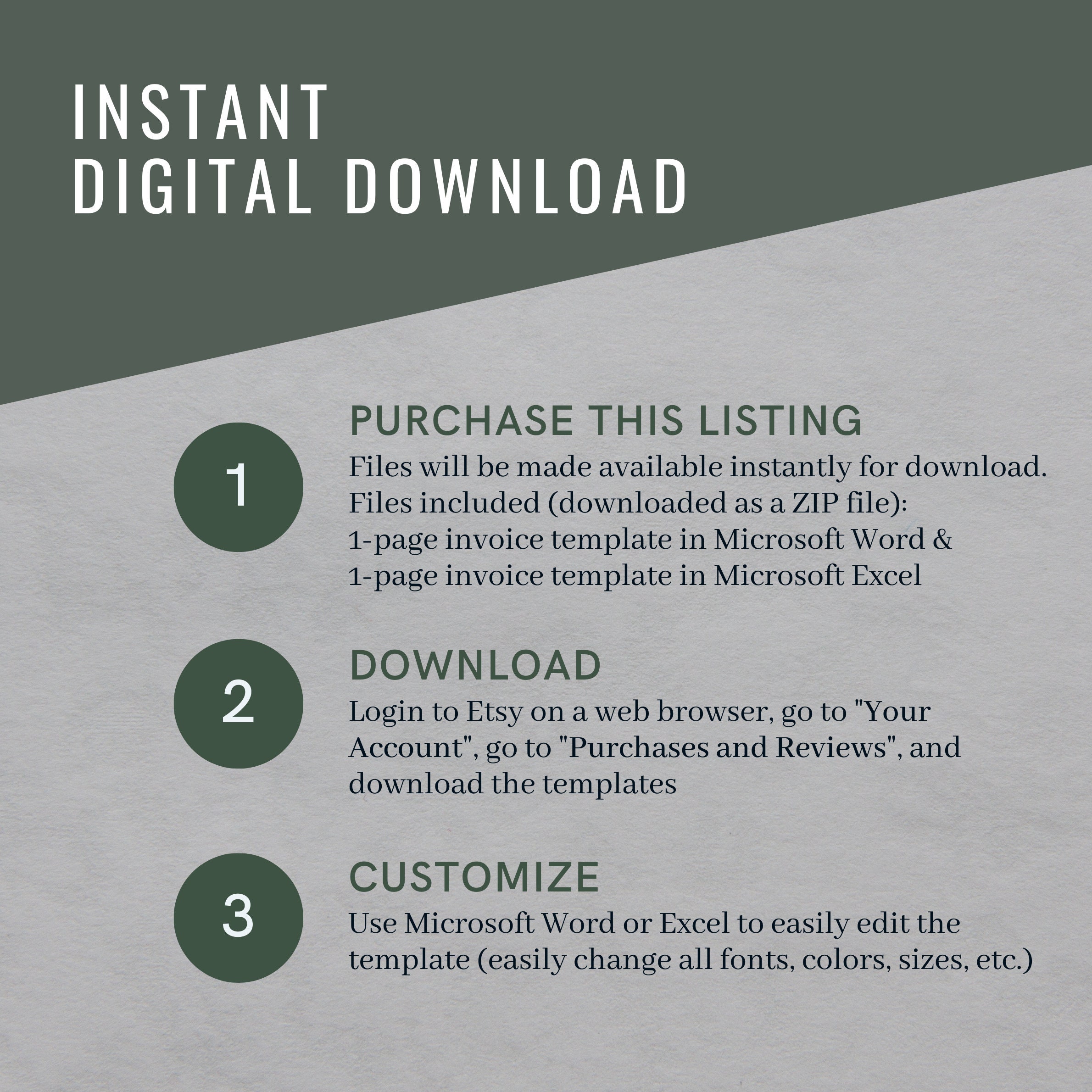 Invoice Template | Modern and Professional Invoice | Microsoft WORD and ...