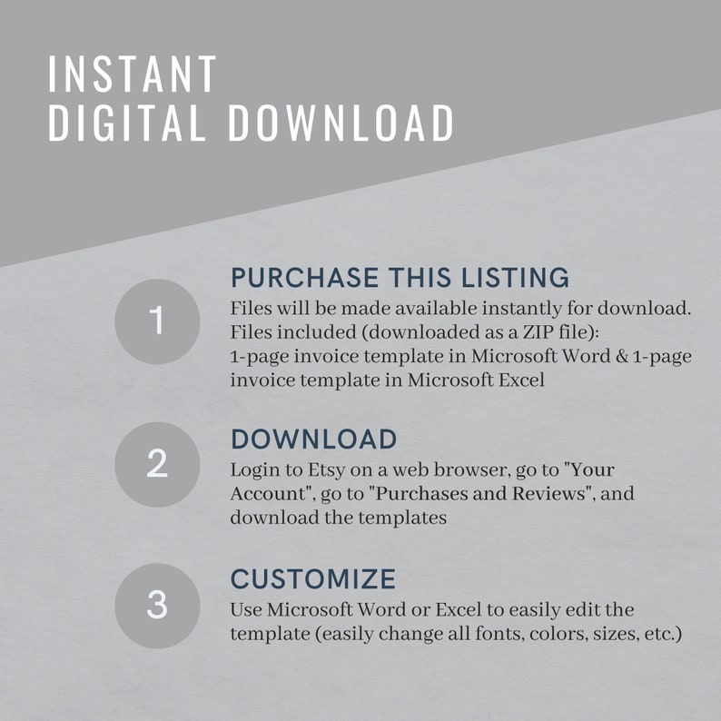 Invoice Template | Modern and Professional Invoice | Microsoft WORD and ...