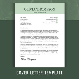 Creative Resume Template CV Template Professional CV Template Word Cover Letter Resume with Photo CV Resume Template image 5