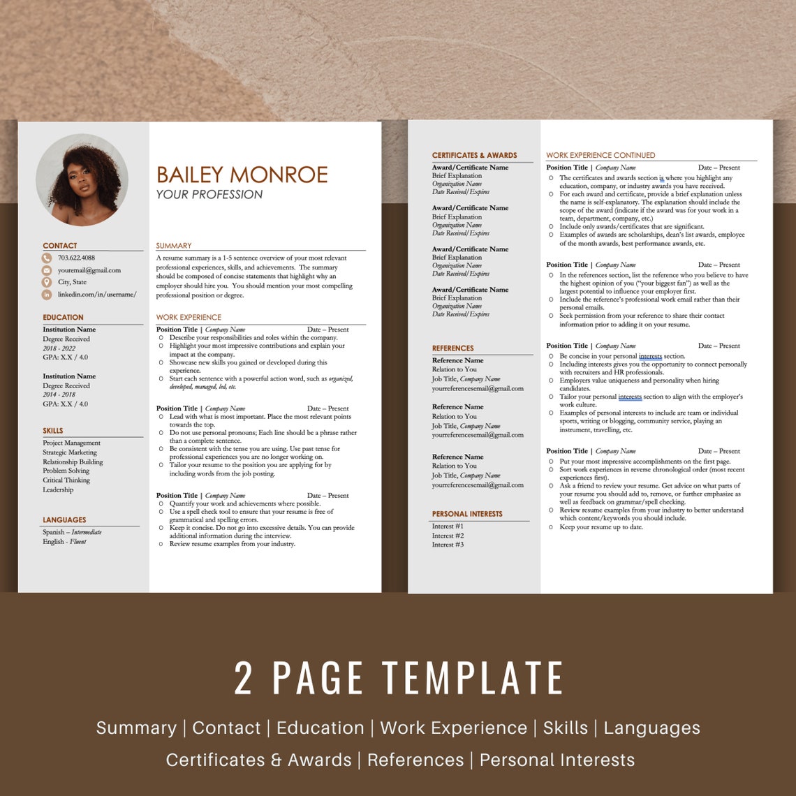 modern-resume-template-with-photo-professional-cv-template-cv