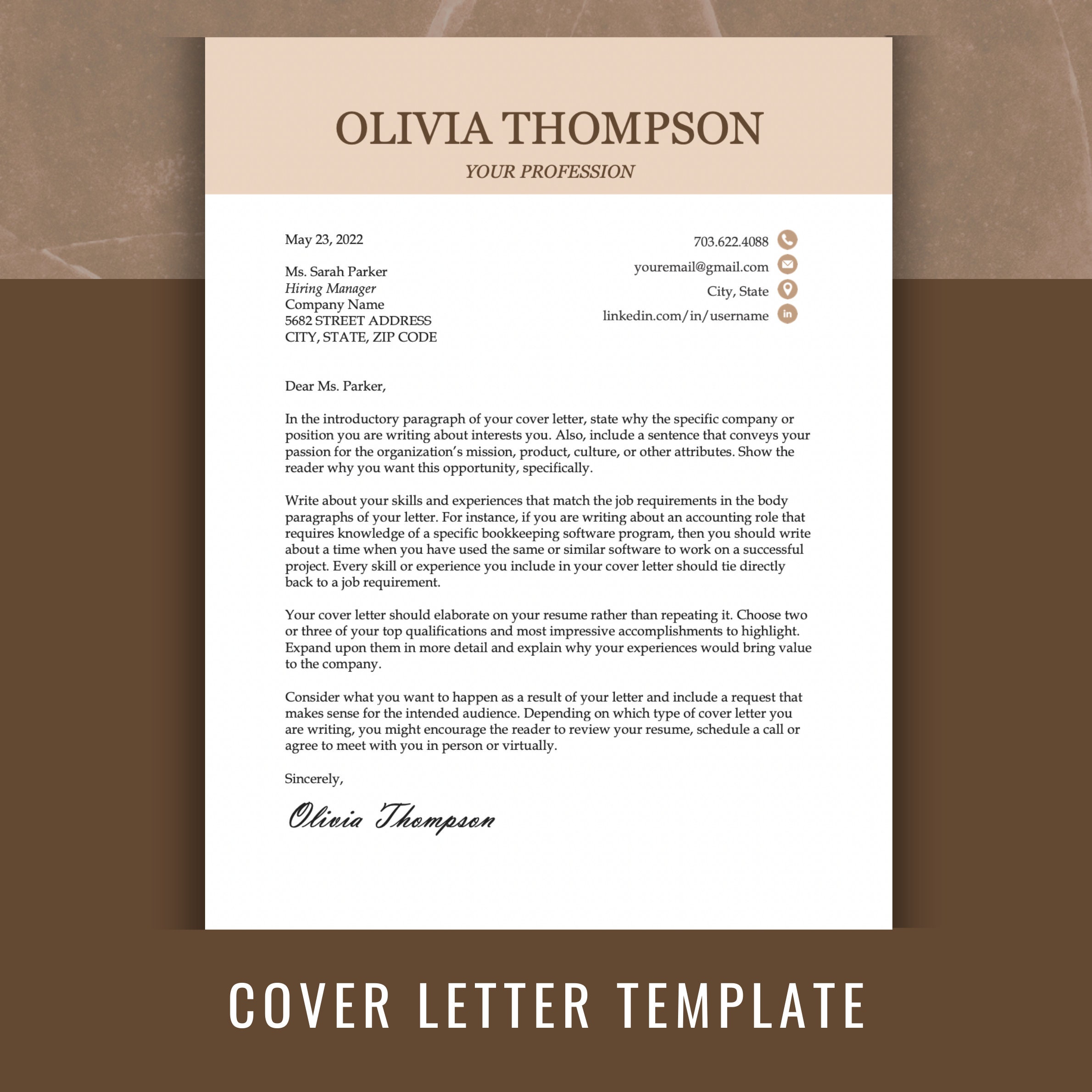 Creative Resume Template CV Template Professional CV Template Word ...