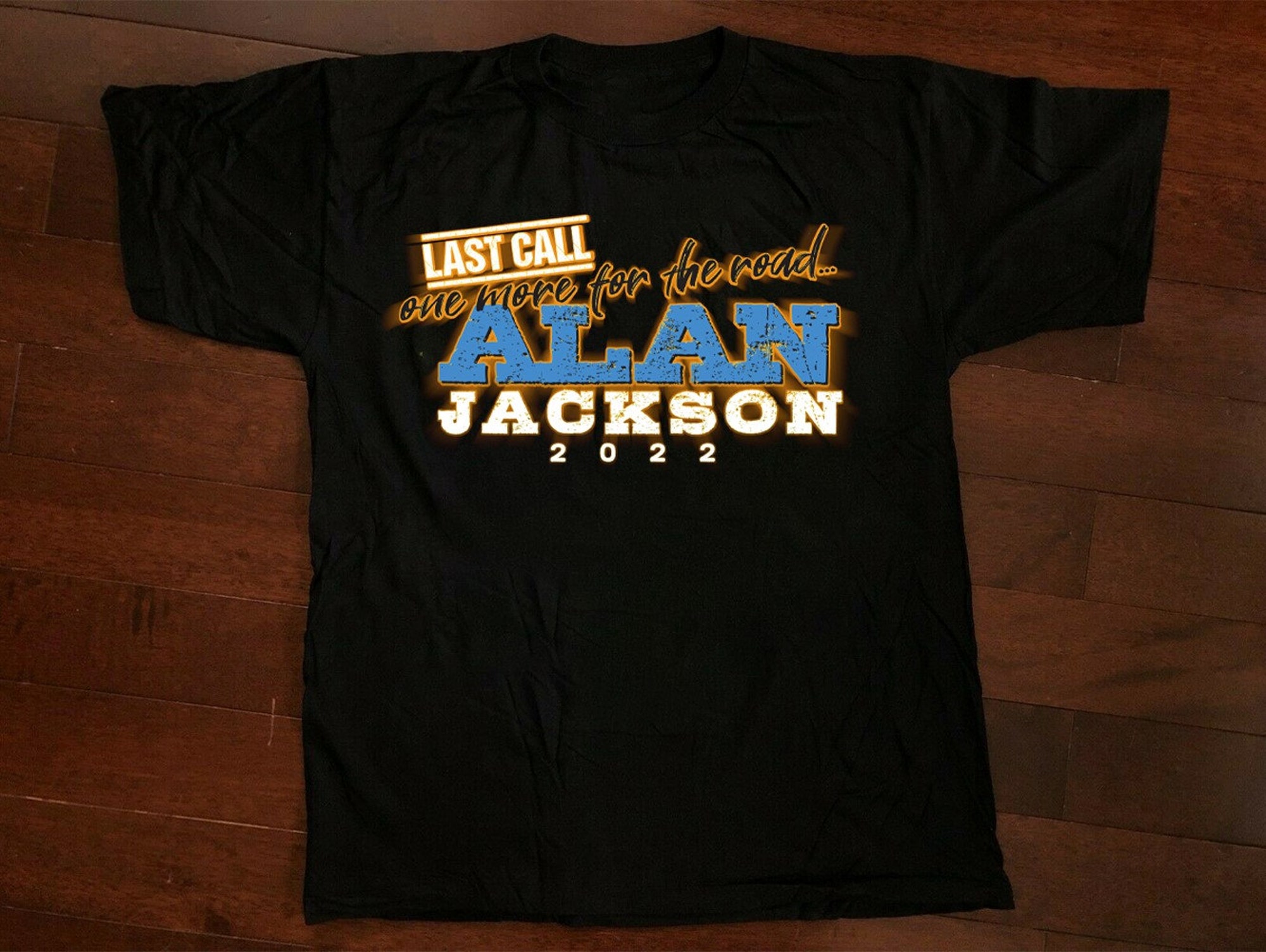 2022 Allan Jackson Last Call One More For The Road 2022 Tour T-Shirt