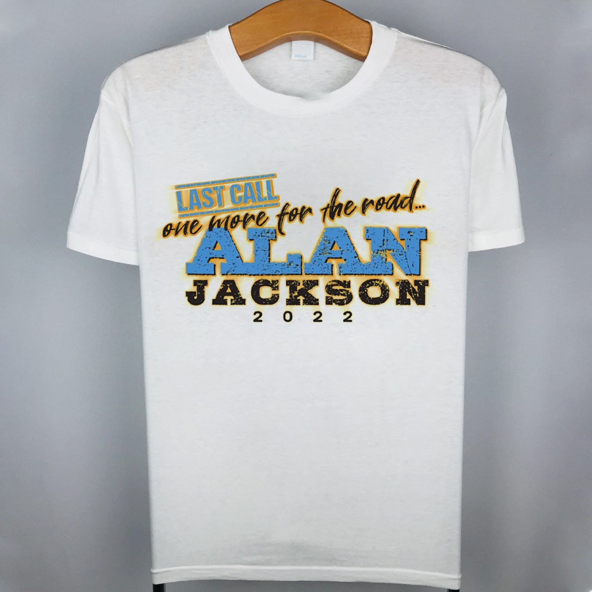 2022 Allan Jackson Last Call One More For The Road 2022 Tour T-Shirt