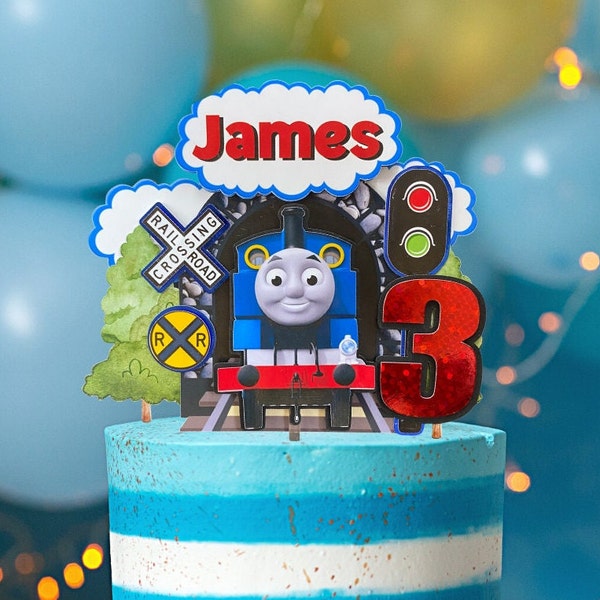 Thomas the Tank Engine Cake Topper Etsy Australia — free download