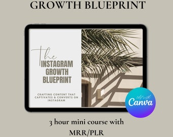 The Instagram Growth Blueprint Mini Course with Master Resell Rights| Instagram Growth|PLR|MRR| Instagram Strategy Guide