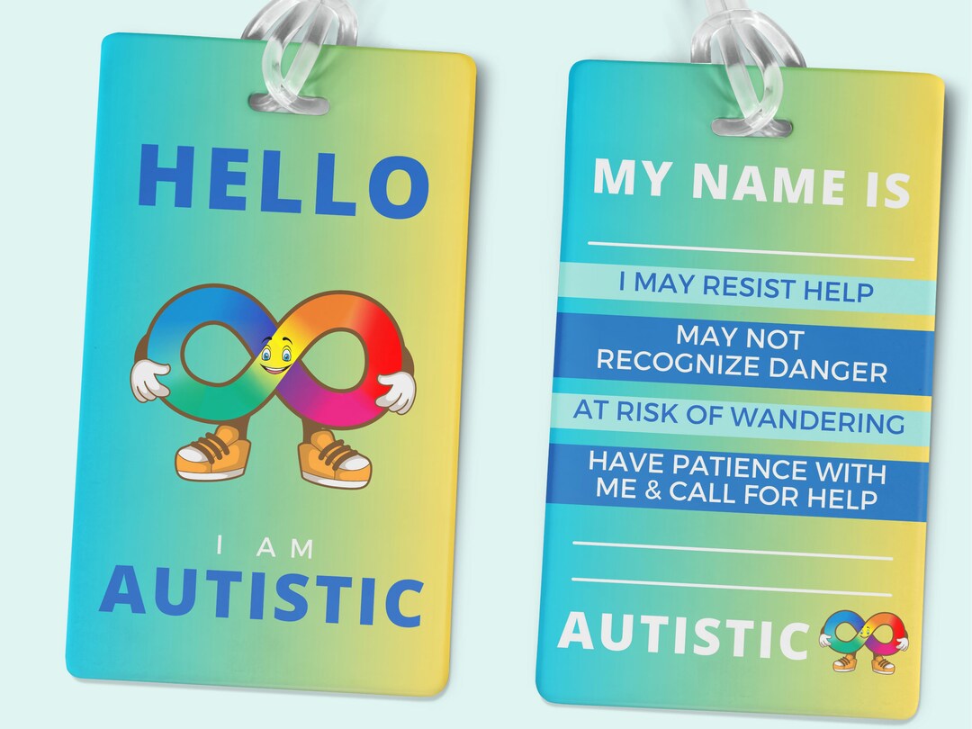 Personalized Name Tag Medical Card School Tag Kid Luggage Custom