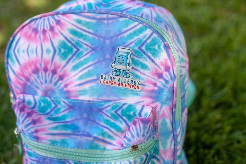 Dairy Allergy I Carry an Epipen / Food Allergies Awareness Etsy