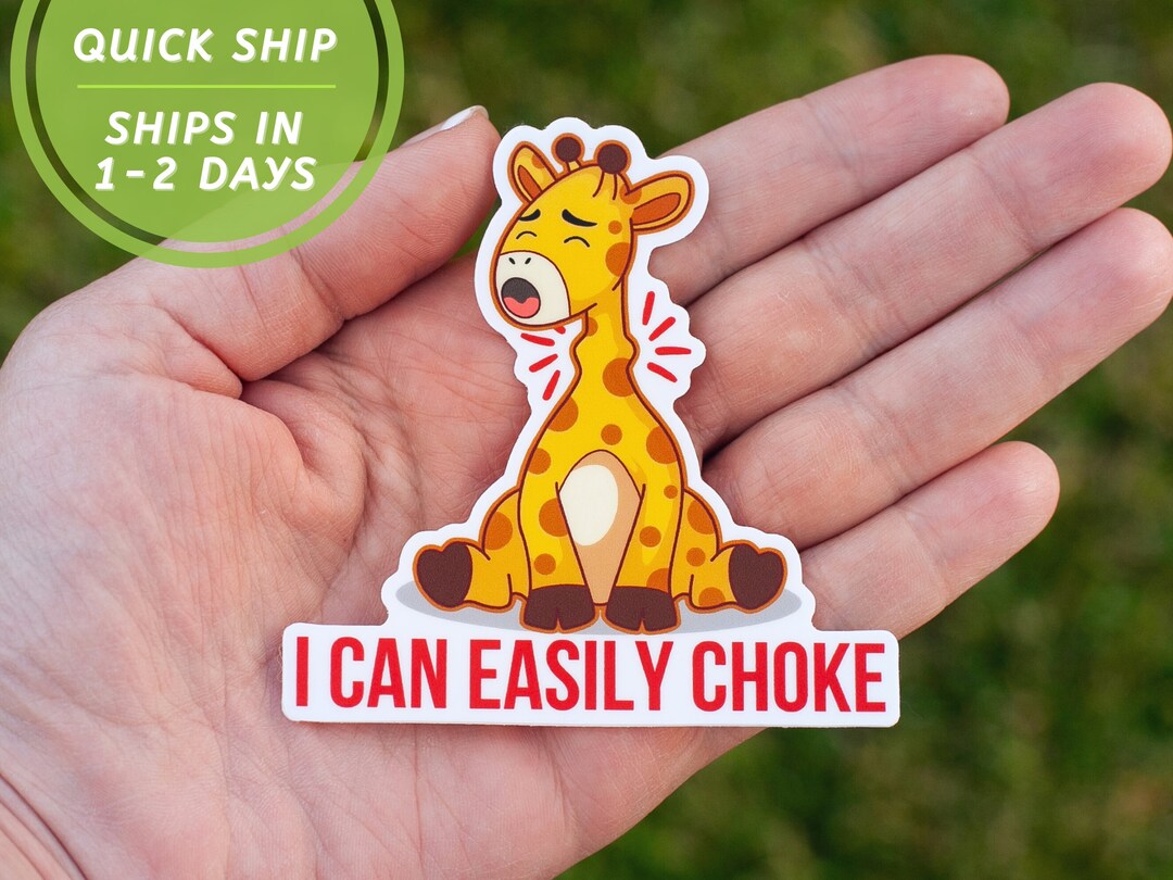 Choke Alert Kid Sticker Medical Alert Label I Can Easily Choke Sticker
