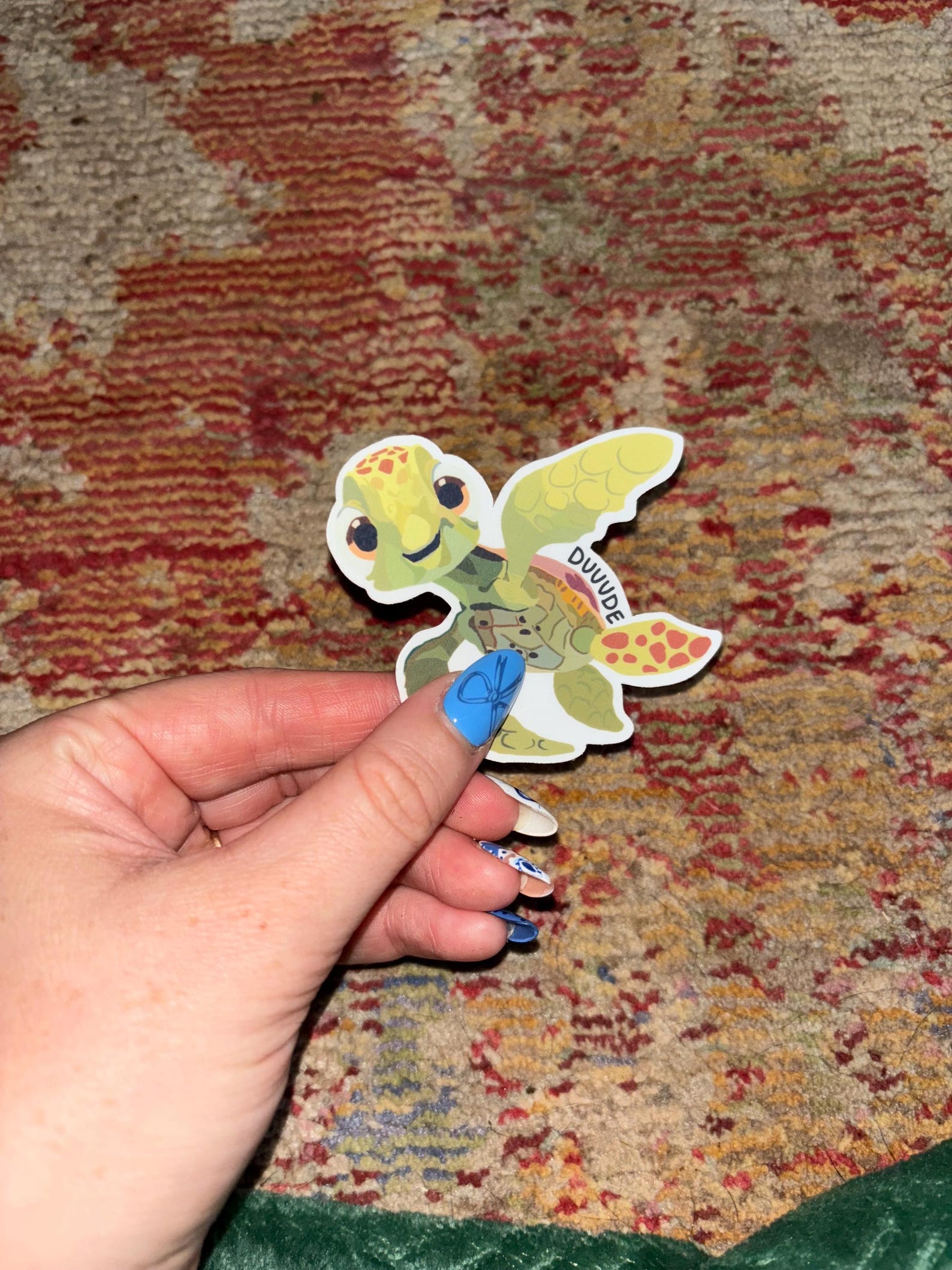 Finding Nemo Sticker, Squirt Sticker, Turtle Sticjer, Dude, Summer ...