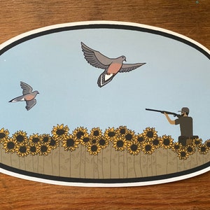 Dove Hunting Sticker