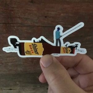 Shiner Bass Boat Sicker