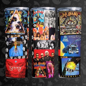 Def Leppard, 80&#39;s 90&#39;s Rock Band, Hair Metal, Glam Rock, Classic Rock Band, Rock and Roll, Retro Rock Band Gift, Gen X Gift,  20 oz.Tumbler